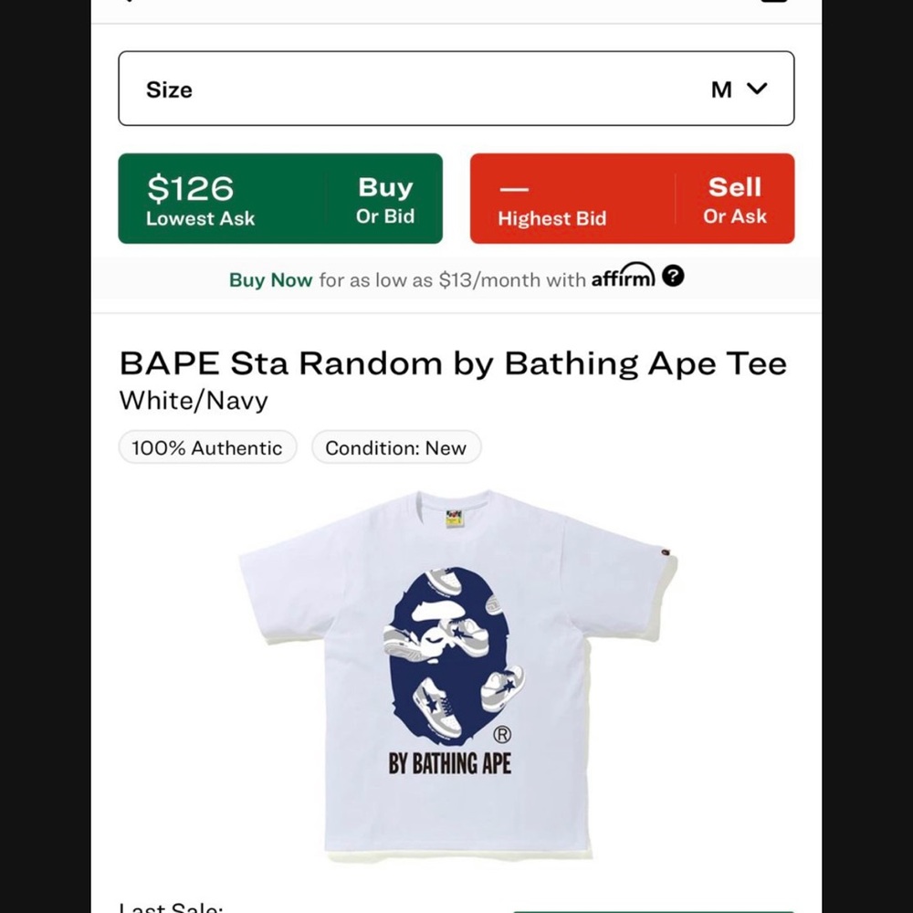 bape t-shirt